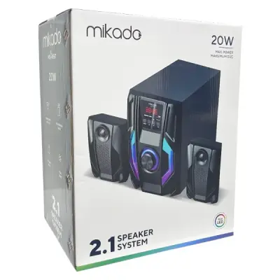 Mikado MD-415BT 2+1 20 W Bluetooth Hoparlör