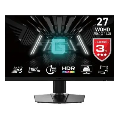 MSI 27" G272QPF E2 2560x1440 (WQHD) 16:9 FLAT RAPID IPS 180HZ 1MS ADAPTIVE-SYNC PIVOT GAMING MONITOR