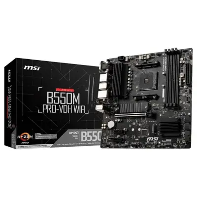 MSI B550M PRO-VDH 4400MHz(OC) DDR4 Soket AM4 M.2 mATX Anakart