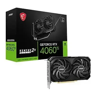 MSI GEFORCE RTX 4060 OC VENTUS 2X BLACK 8GB GDDR6 128 BİT EKRAN KARTI