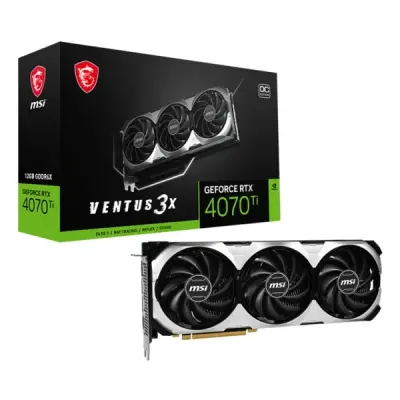 MSI GEFORCE RTX 4070 OC VENTUS 3X 12GB GDDR6X 192 BİT DLSS 3 EKRAN KARTI