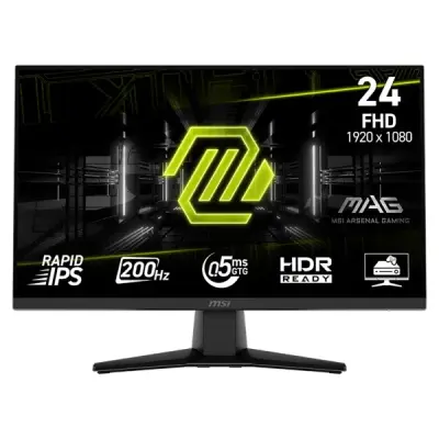 MSI MAG 242F 23.8" 0.5 ms Full HD IPS 200 Hz Oyuncu Monitörü