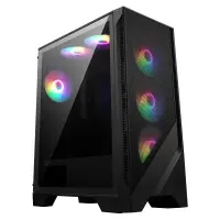 MSI MAG Forge 120A Airflow Temperli Cam USB 3.2 ATX Mesh Siyah Mid Tower Gaming Kasa