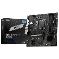 MSI PRO B760M-P D4 4800MHz(OC) DDR4 Soket 1700 M.2 HDMI DP VGA mATX Anakart