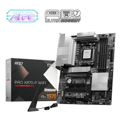MSI PRO X870-P WiFi DDR5 8200MHz(OC) Soket AM5 M.2 HDMI ATX Anakart