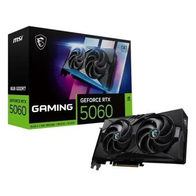 MSI RTX 5060 8G Gaming OC G5060-8GC 128 Bit GDDR7 8 GB Ekran Kartı