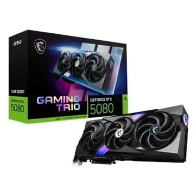 MSI RTX 5080 16G GAMİNG TRİO OC G5080-16GTC 256 BİT GDDR7 16 GB EKRAN KARTI