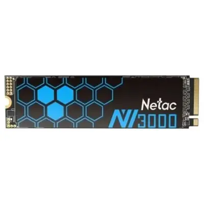 NETAC NV3000 (NT01NV3000-1T0-E4X) 1 TB NVMe SSD, M.2 Arayüzü, PCIe Gen3, 2280, 3400 MB/sn Okuma, 2900 MB/sn Yazma, Soğutucu