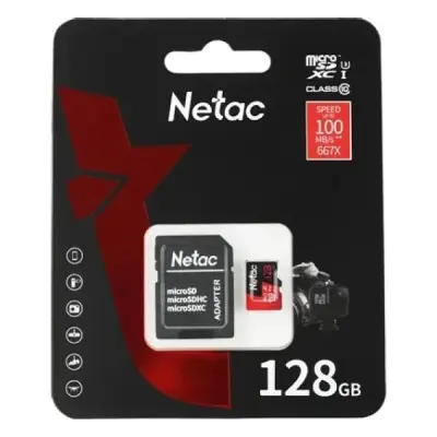 NETAC P500 EXTREME PRO MİCROSD KART 128 GB