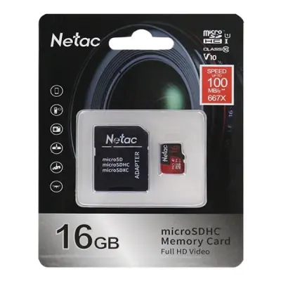 NETAC P500 EXTREME PRO MİCROSD KART 16 GB