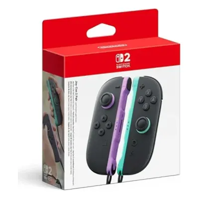Nintendo   Switch 2  Joy-Con Mor-Yeşil Kablosuz  Oyun Kolu