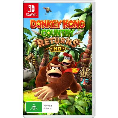 NİNTENDO SWİTCH DONKEY KONG COUNTRY RETURNS HD OYUN