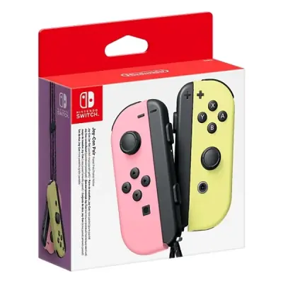 NINTENDO SWITCH JOY-CON İKİLİ OYUN KOLU PEMBE SARI