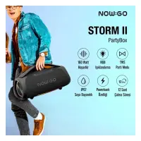 NOWGO STORM 2 160W RGB SUPER BASS TWS PARTY SPEAKER TAŞINABİLİR KABLOSUZ BLUETOOTH HOPARLÖR