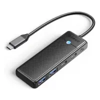 Orico 4 Portlu Type-C To USB 3.0 / Type-C Pd 100W Yüksek Hızlı 5 Gbps Siyah Çoklayıcı Hub