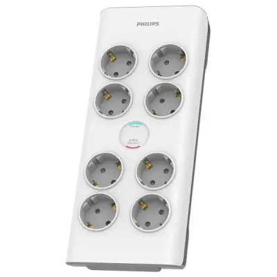 Philips SPN7080WA/62 900 Joule 8'li 2 m Akım Korumalı Priz