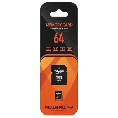 Powerway 64 GB Micro SD Kart
