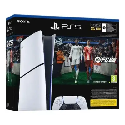 PS5 SLİM DIGITAL 825 GB + FC 26 BUNDLE OYUN KONSOLU