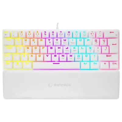 Rampage Ally K11 Beyaz TKL Red Switch Kablolu Mekanik Oyuncu Klavyesi