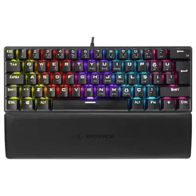 Rampage Ally K11 Siyah TKL Red Switch Kablolu Mekanik Oyuncu Klavyesi