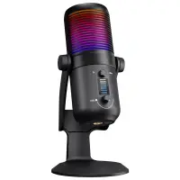 Rampage DİYEZ Siyah RGB Ses Göstergeli Masaüstü Mikrofon