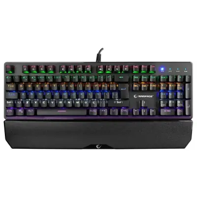 RAMPAGE KB-R86 UMBRA SİYAH USB RAİNBOW AYDINLATMALI BLUE SWITCH MEKANİK GAMİNG OYUNCU KLAVYE
