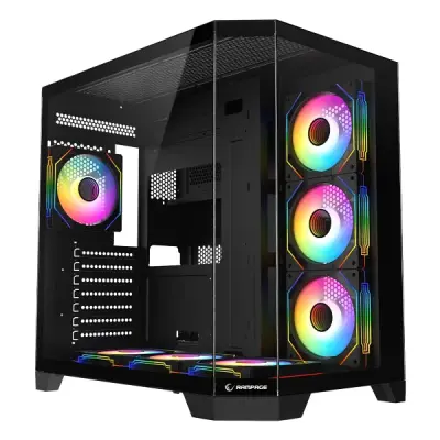 Rampage Mega V1 ARGB Fanlı Siyah 850 W ATX Oyuncu Kasası