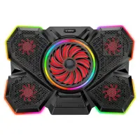 Rampage S47 Coolflow RGB 5 Fanlı 17.3" Laptop Soğutucu