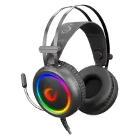 Rampage Stormy Siyah RGB 7.1 USB Kablolu Kulak Üstü Oyuncu Kulaklığı