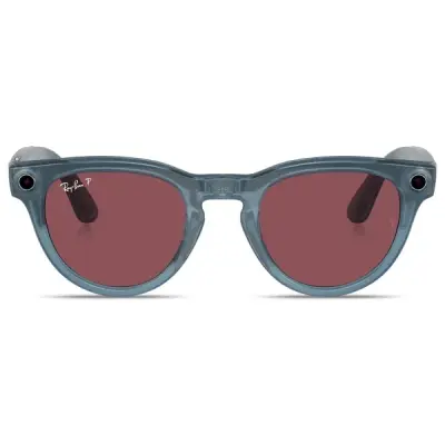RAY-BAN META SHINY JEANS AKILLI GÖZLÜK POLAR DUSTY RED RW4009