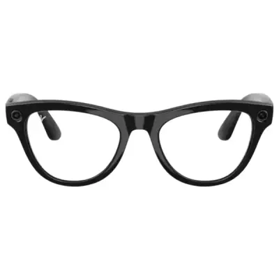 RAY-BAN META SKYLER (2.NESİL) PARLAK SİYAH CLEAR CAM