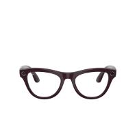 Ray Ban Meta Skyler 2. Nesil Parlak Siyah Transitions Ametist Mor