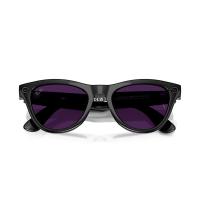 Ray Ban Meta Skyler 2. Nesil Parlak Siyah Transitions Ametist Mor