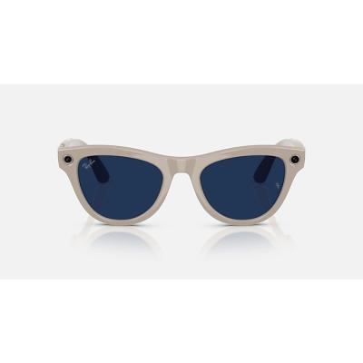 RAY-BAN META SKYLER AKILLI GÖZLÜK RW 4010 TRANSİTİONS 6700MF52 GÜNEŞTE KOYULAŞAN SHINY CHALKY GRAY