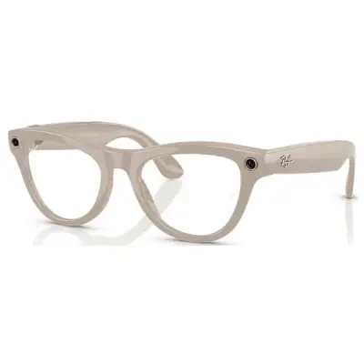 RAY-BAN META SKYLER AKILLI GÖZLÜK RW 4010 TRANSİTİONS 6700MF52 GÜNEŞTE KOYULAŞAN SHINY CHALKY GRAY