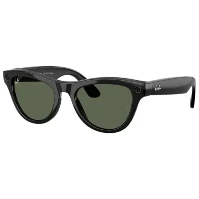 Ray Ban Meta Skyler Gen2 Shiny Black G15 Green Akıllı Gözlük