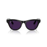 RAY-BAN META SKYLER PARLAK SİYAH TRANSITIONS AMETİST CAM (2.NESİL) RW4010