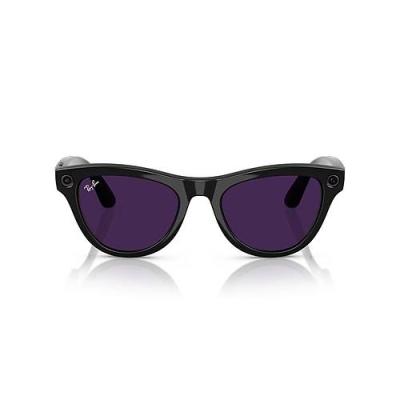 RAY-BAN META SKYLER PARLAK SİYAH TRANSITIONS AMETİST CAM (2.NESİL) RW4010