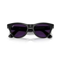 RAY-BAN META SKYLER PARLAK SİYAH TRANSITIONS AMETİST CAM (2.NESİL) RW4010