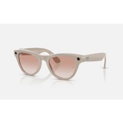 RAY-BAN META SKYLER RW4010 SHİNY CHALKY GRAY CİNNAMON PİNK 52