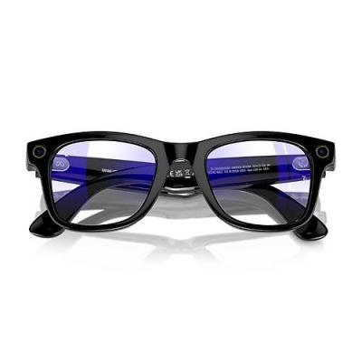 Ray-Ban Meta Wayfarer Akıllı Gözlük Siyah Şeffaf Mavi Işık Filtreli