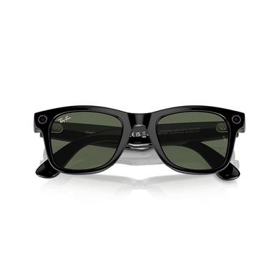 Ray-Ban Meta Wayfarer Akıllı Gözlük Parlak Siyah G15 Yeşil RW4008