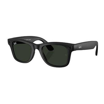Ray-Ban Meta Wayfarer Akıllı Gözlük Mat Siyah Şeffaf Grafit Yeşil Transitions Cam Rengi RW4008