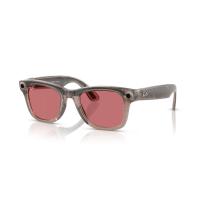 Ray-Ban Meta Wayfarer Akıllı Gözlük Shiny Warm Stone Watermelon Red Transitions RW4006