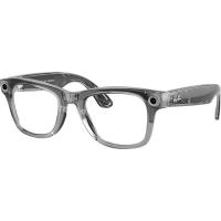 Ray Ban Meta Wayfarer Gen 2 RW4012 50 Beden Transparan Gri -Transitions Safir Mavi