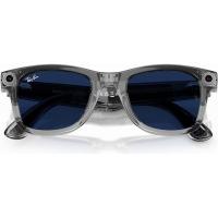 Ray Ban Meta Wayfarer Gen 2 RW4012 50 Beden Transparan Gri -Transitions Safir Mavi