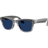Ray Ban Meta Wayfarer Gen 2 Transparan Gri -Transitions Safir Mavi 6840MF53
