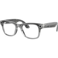 Ray Ban Meta Wayfarer Gen 2 Transparan Gri -Transitions Safir Mavi 6840MF53