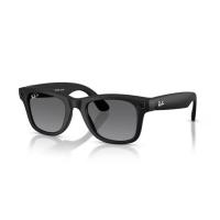 RAY-BAN META WAYFARER LARGE (2.NESİL)  MAT SİYAH KARARAN GRİ CAM