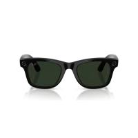 RAY-BAN META WAYFARER PARLAK SİYAH ŞEFFAF TRANSITIONS  YEŞİL CAM (2.NESİL) RW 4012